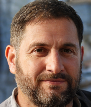 Retrato ilustrativo de Daniel Romero